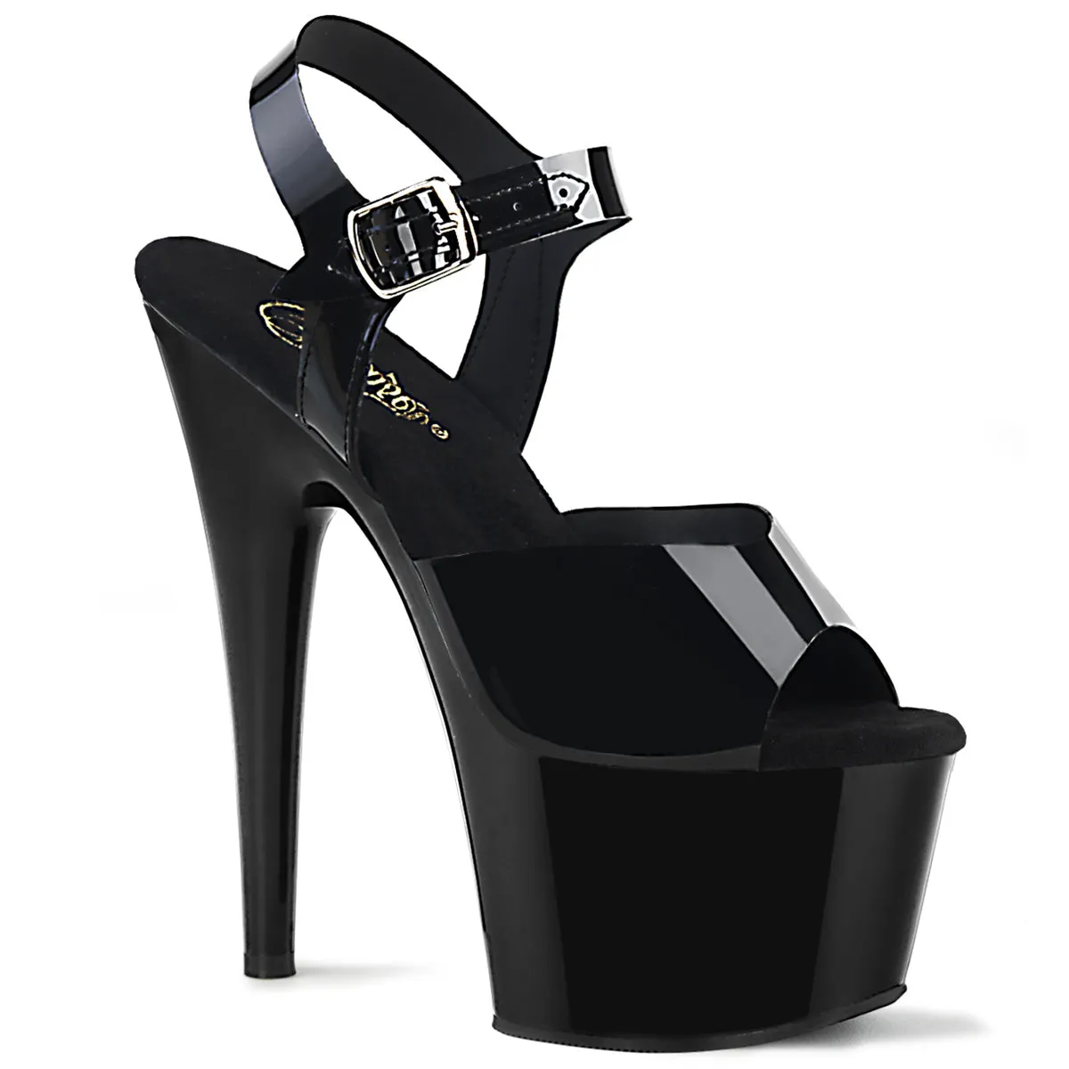Adore 708N Black Jelly 7" High Heels - Direct