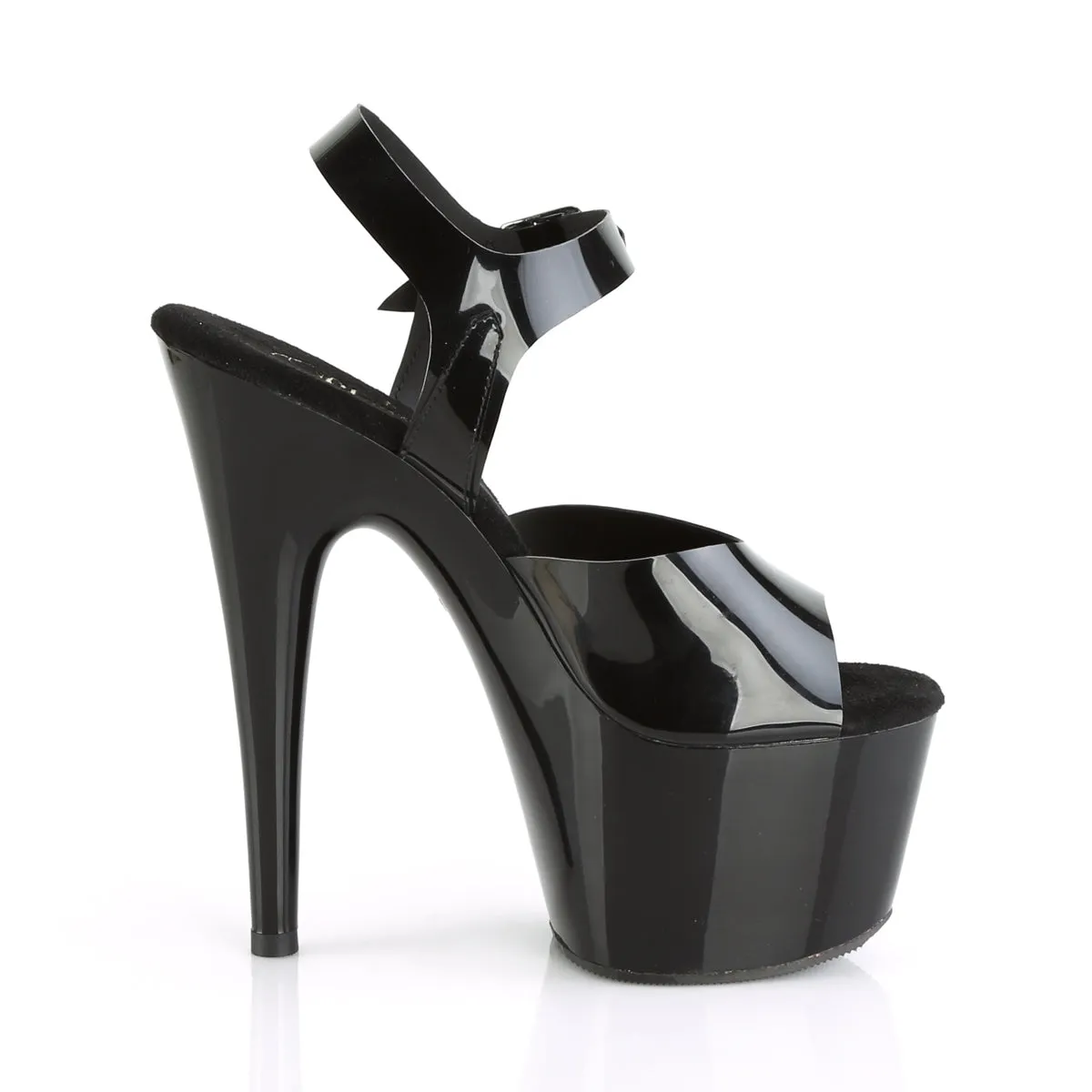 Adore 708N Black Jelly 7" High Heels - Direct