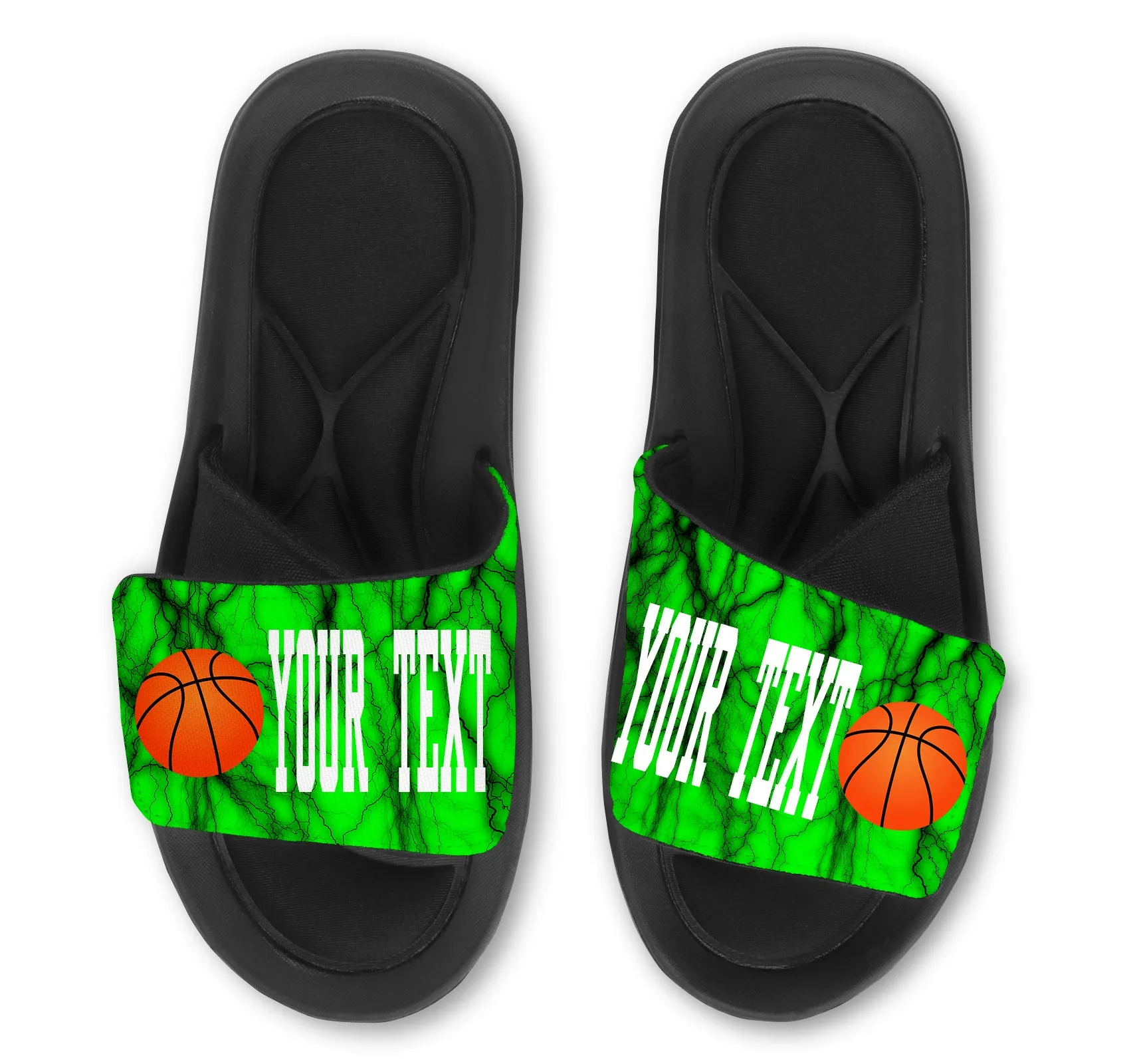 Basketball Custom Slides / Sandals - Choose Your Colors