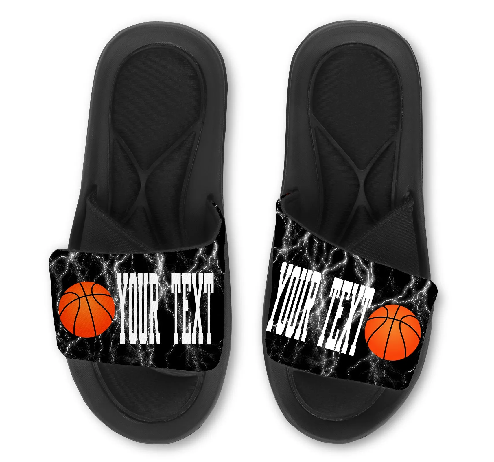 Basketball Custom Slides / Sandals - Choose Your Colors