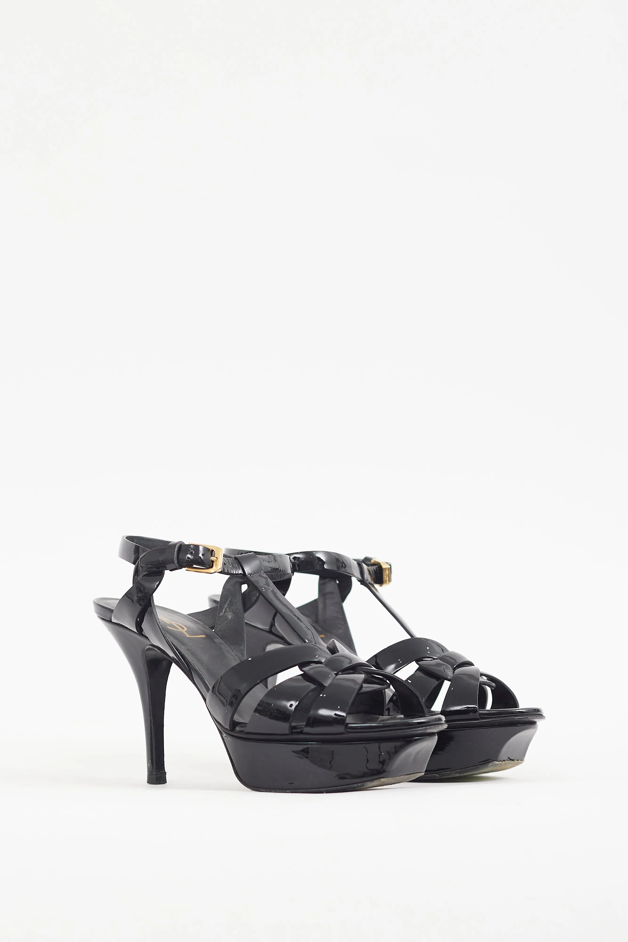 Black Patent Leather Tribute Heel