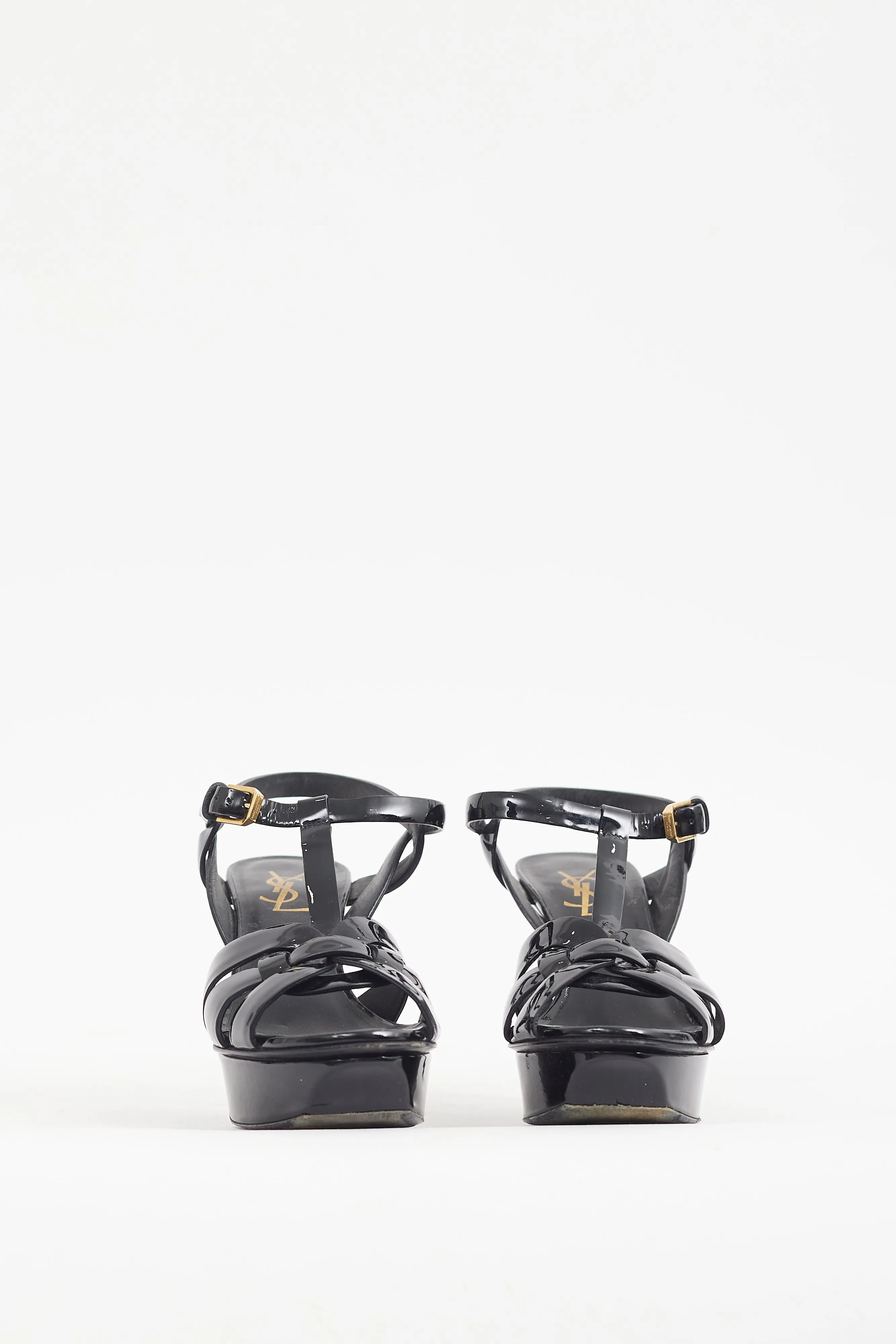 Black Patent Leather Tribute Heel