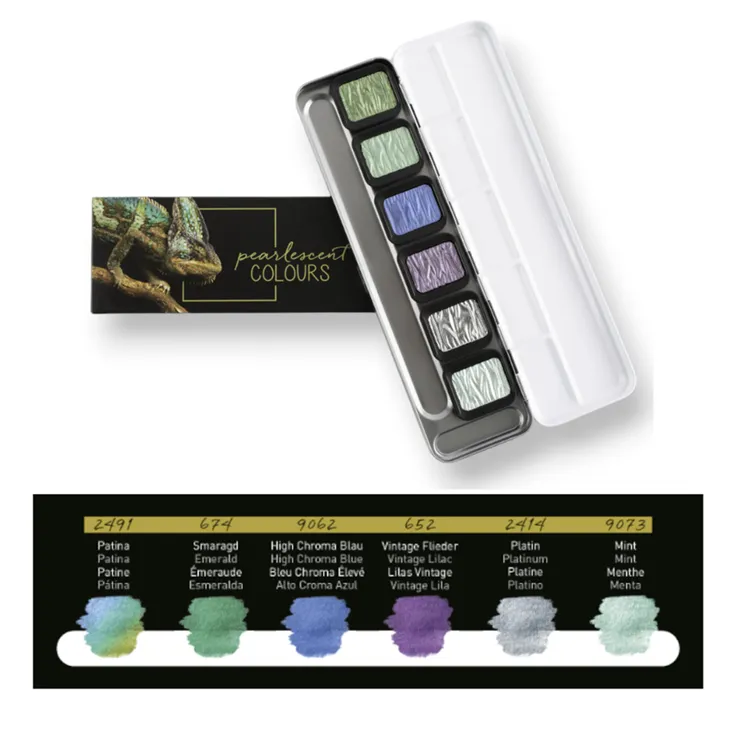 FineTec Metallic & Pealescent Watercolour Sets