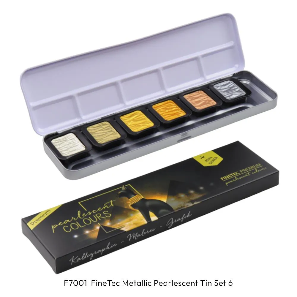 FineTec Metallic & Pealescent Watercolour Sets