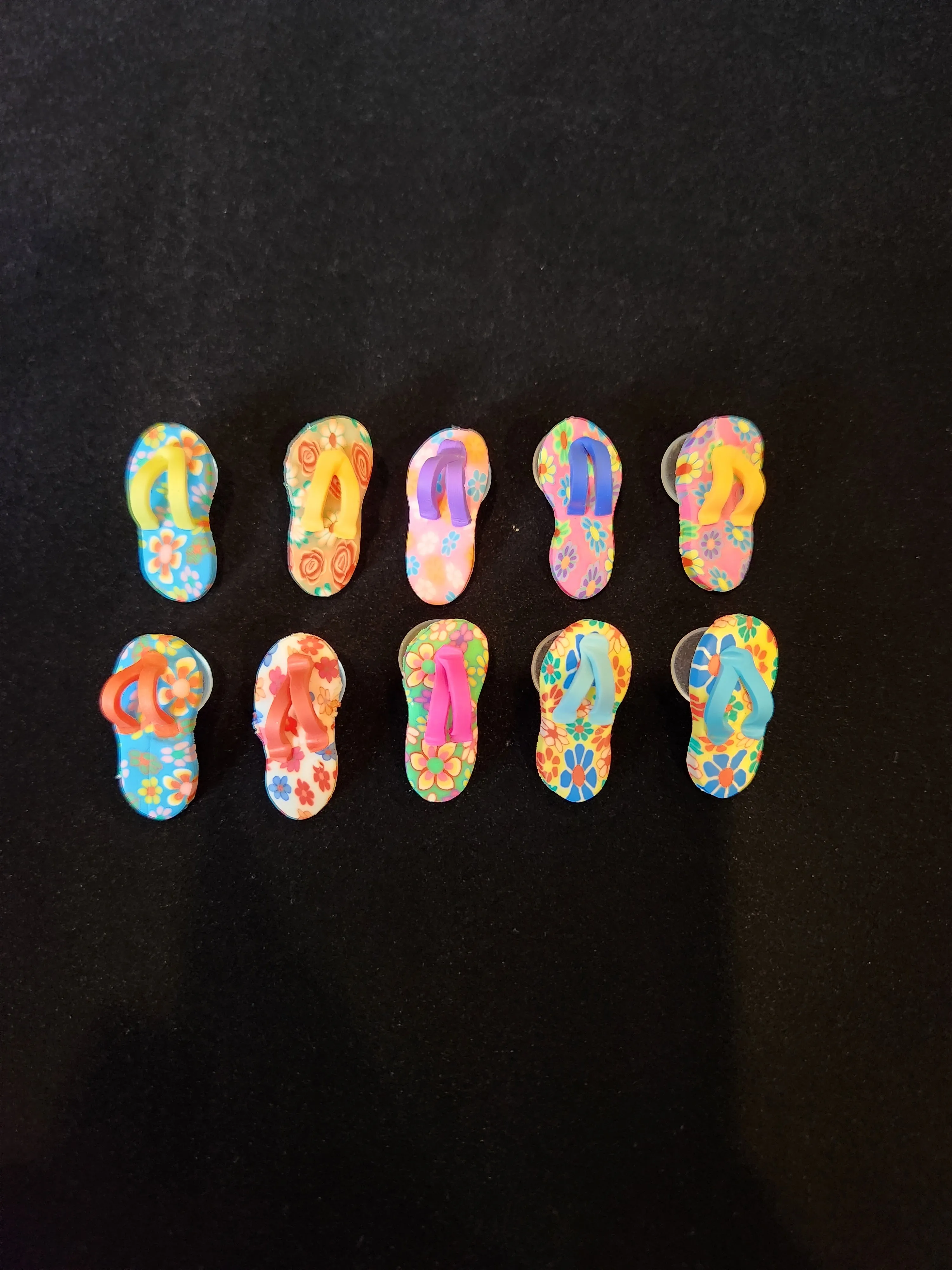 Flip flop croc charms