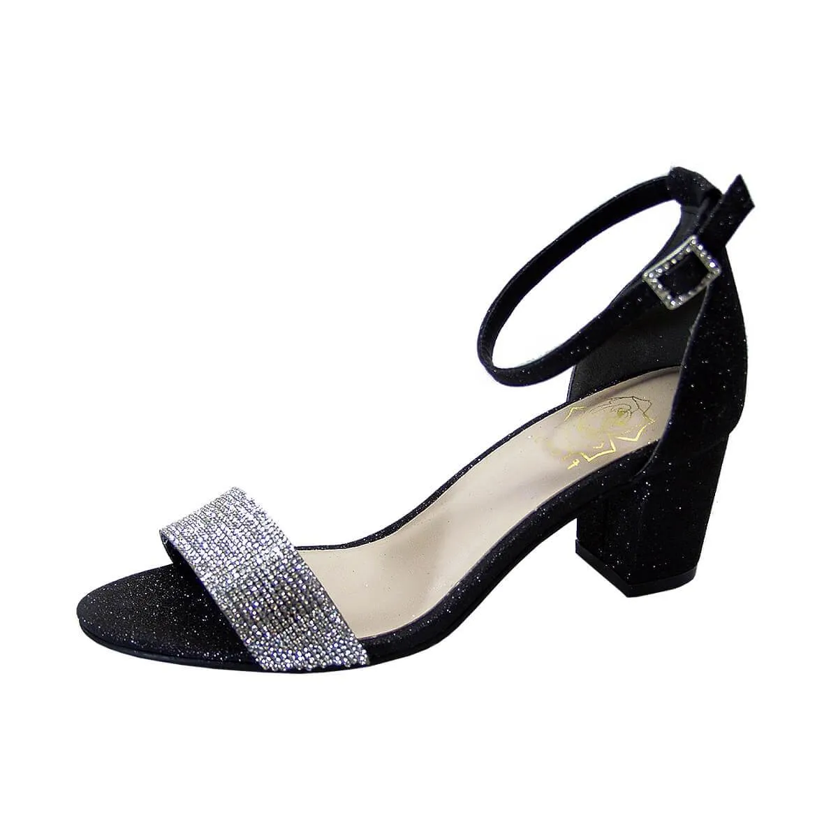 FLORAL Lizette Women's Wide Width Ankle Strap Heeled Sandals