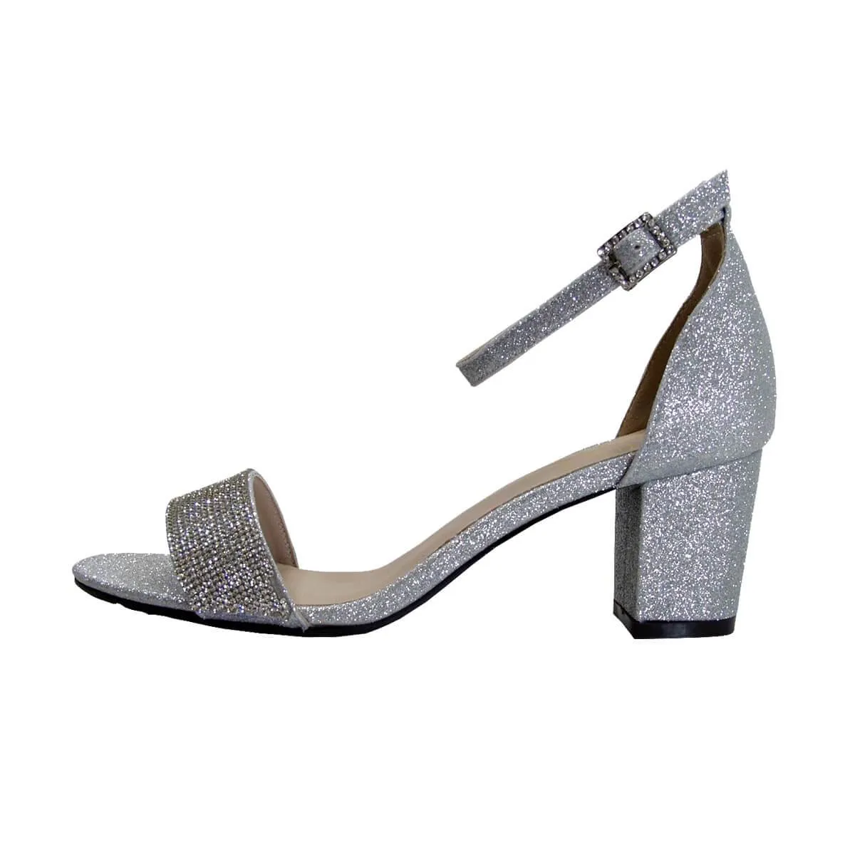 FLORAL Lizette Women's Wide Width Ankle Strap Heeled Sandals