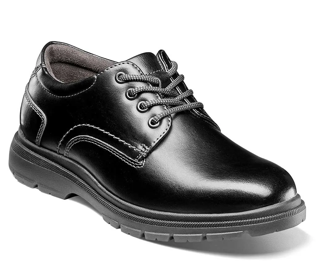 Florsheim Kids Lookout Jr. Plain Toe Oxford Black
