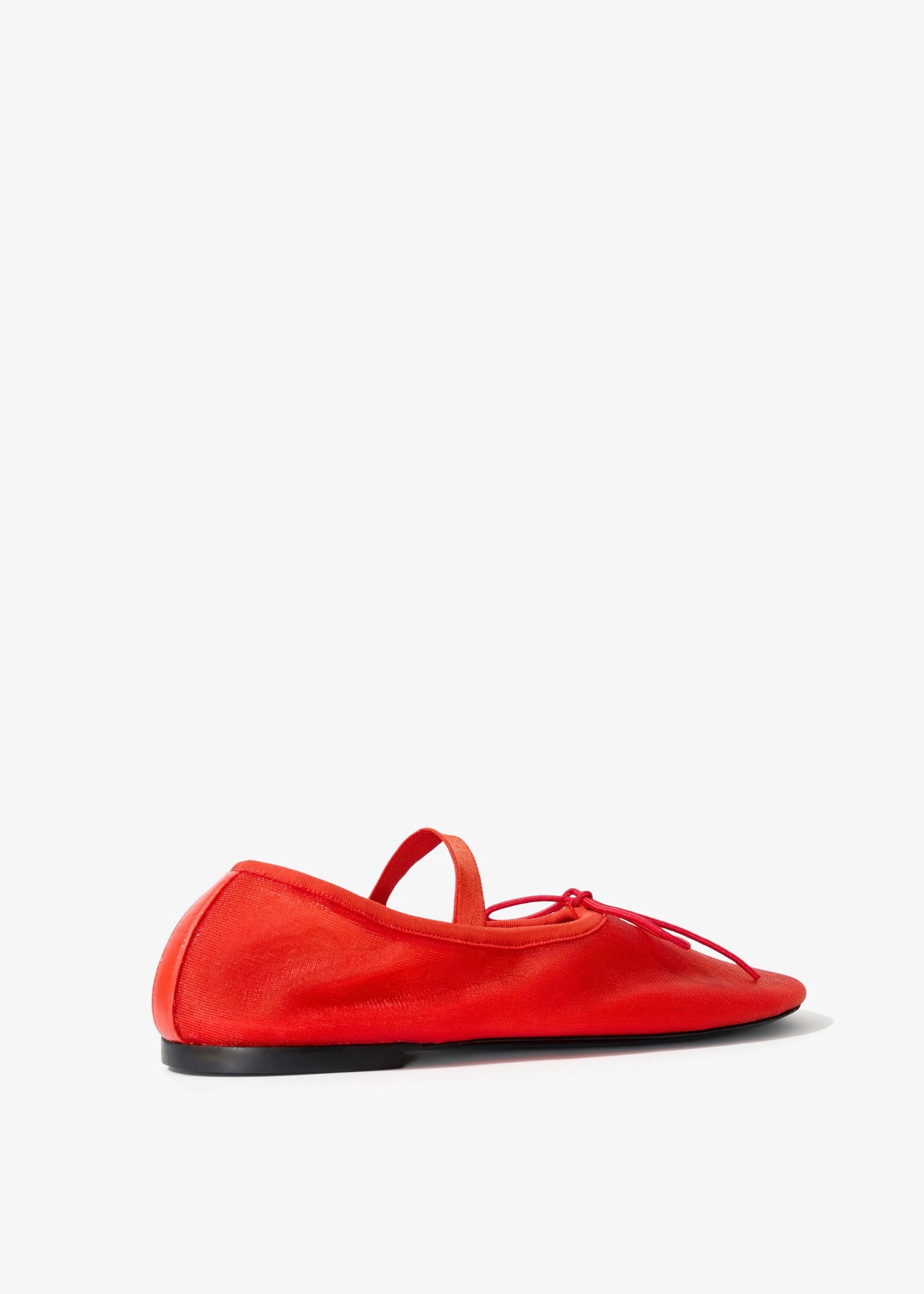 Glove Ballet Flats (Mesh Red)