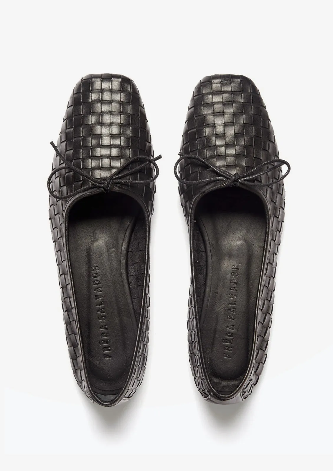 Jada Woven Leather Ballet Flat