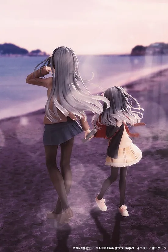 Rascal Does Not Dream Of A Knapsack Kid PVC Statue Mai Sakurajima High School Graduation Ver. & Knapsack Kid 19 Cm