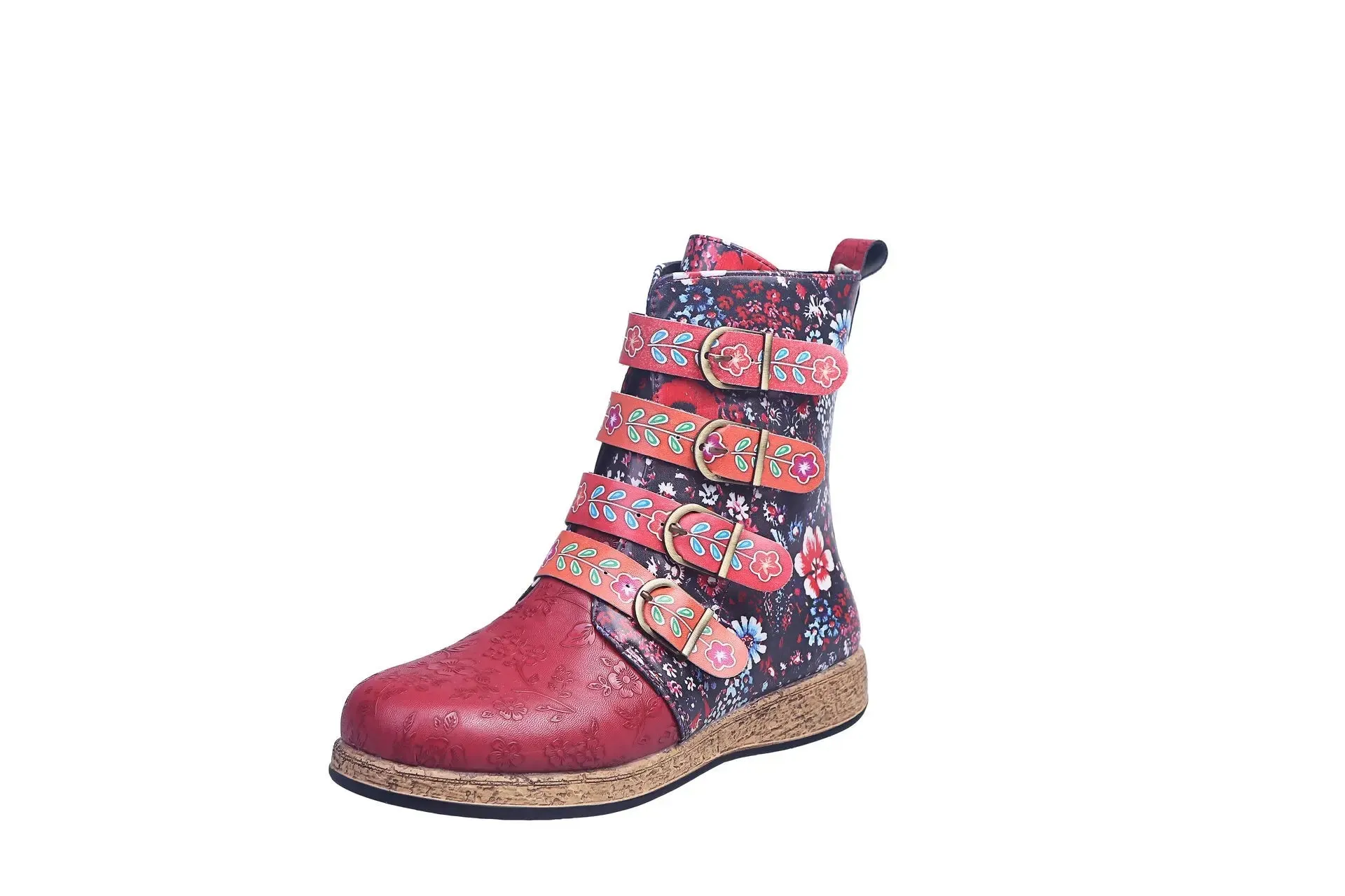 Retro Leather Boots