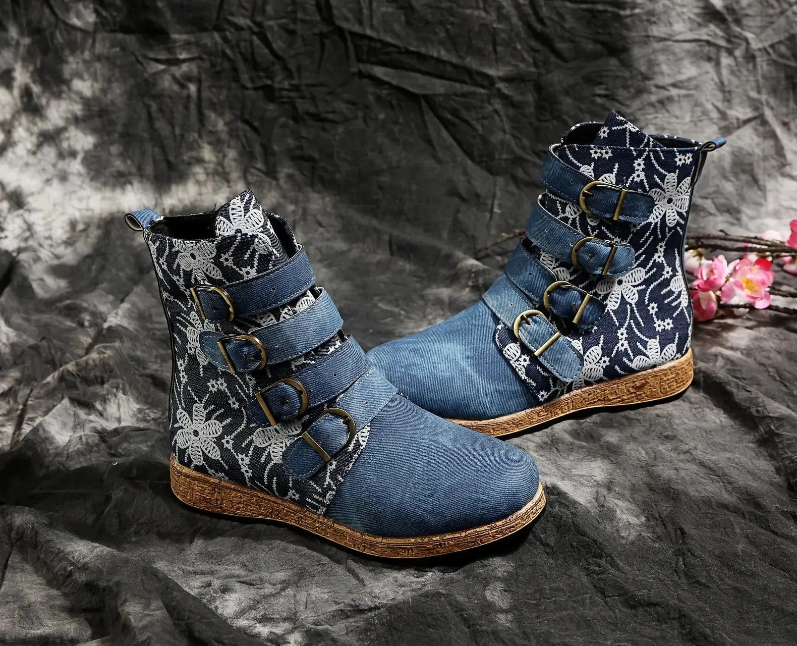 Retro Leather Boots