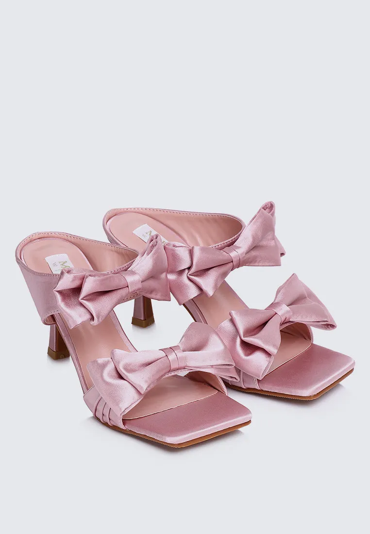 Sabrina Comfy Heels In Pink
