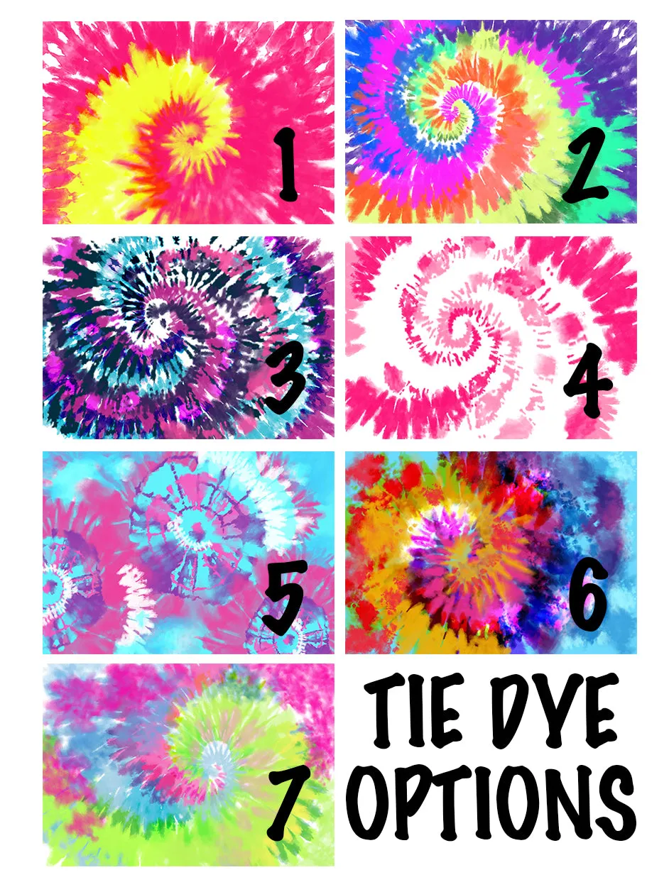 Softball Custom Slides / Sandals -Tie Dye
