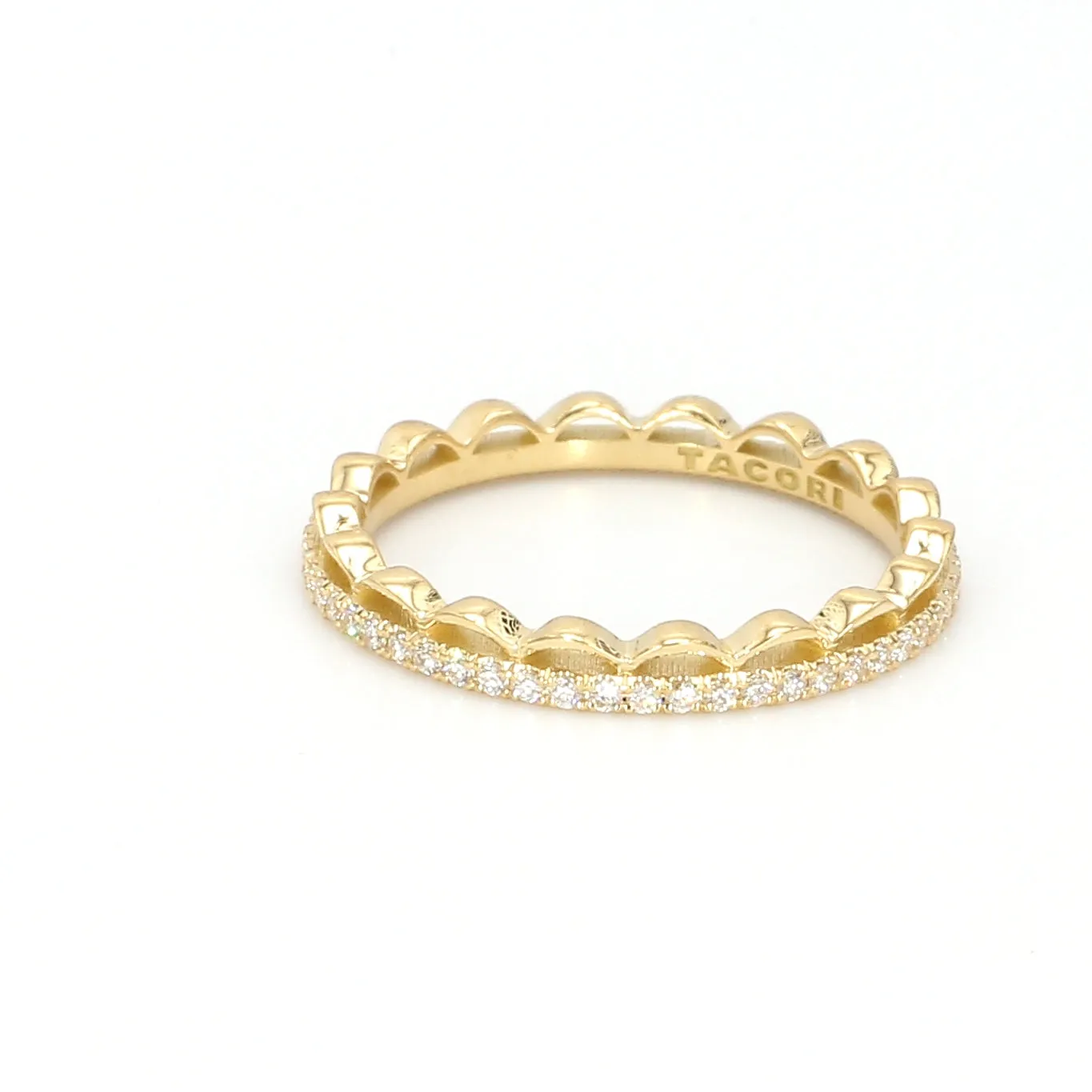 TACORI Sculpted Crescent Crown Eternity Band