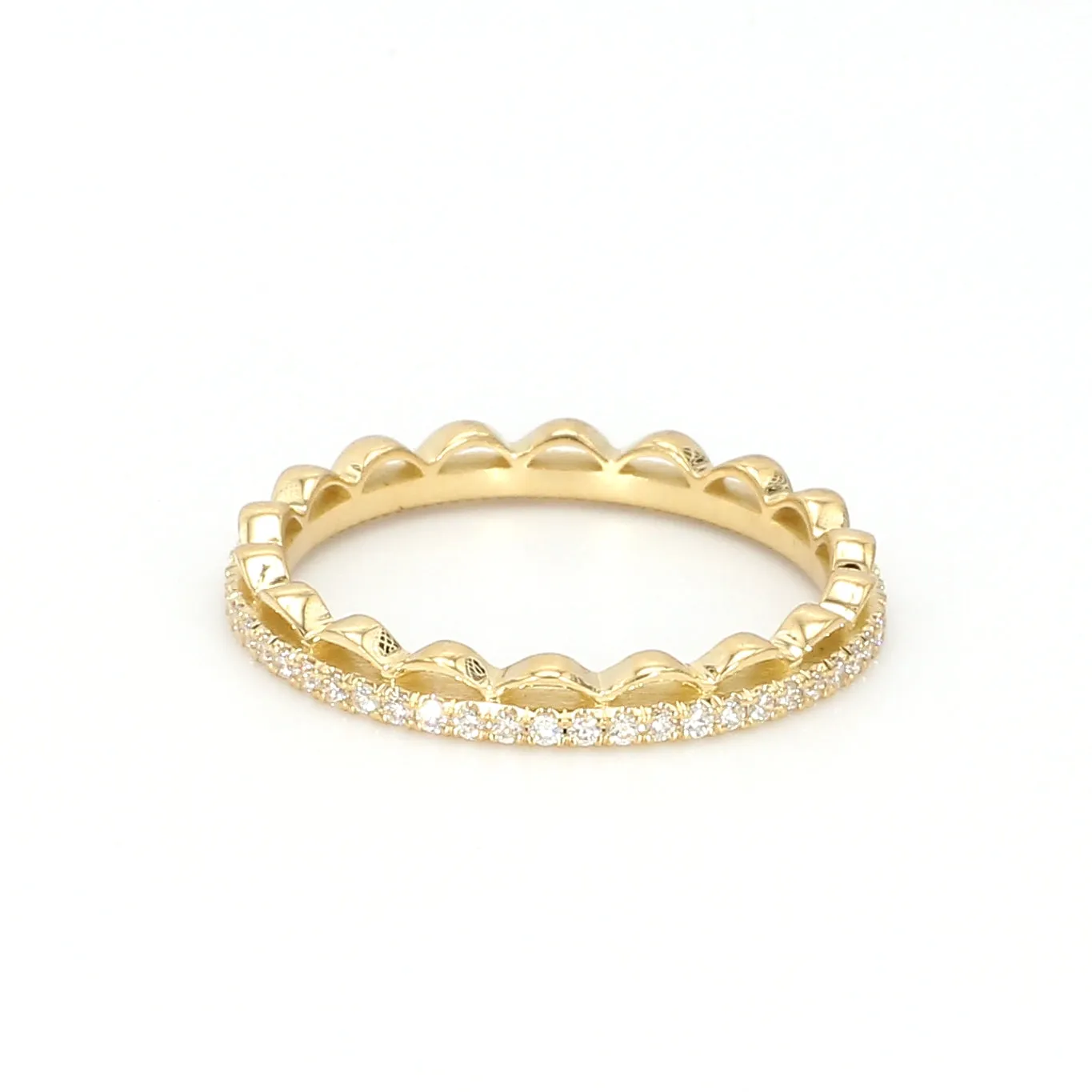 TACORI Sculpted Crescent Crown Eternity Band