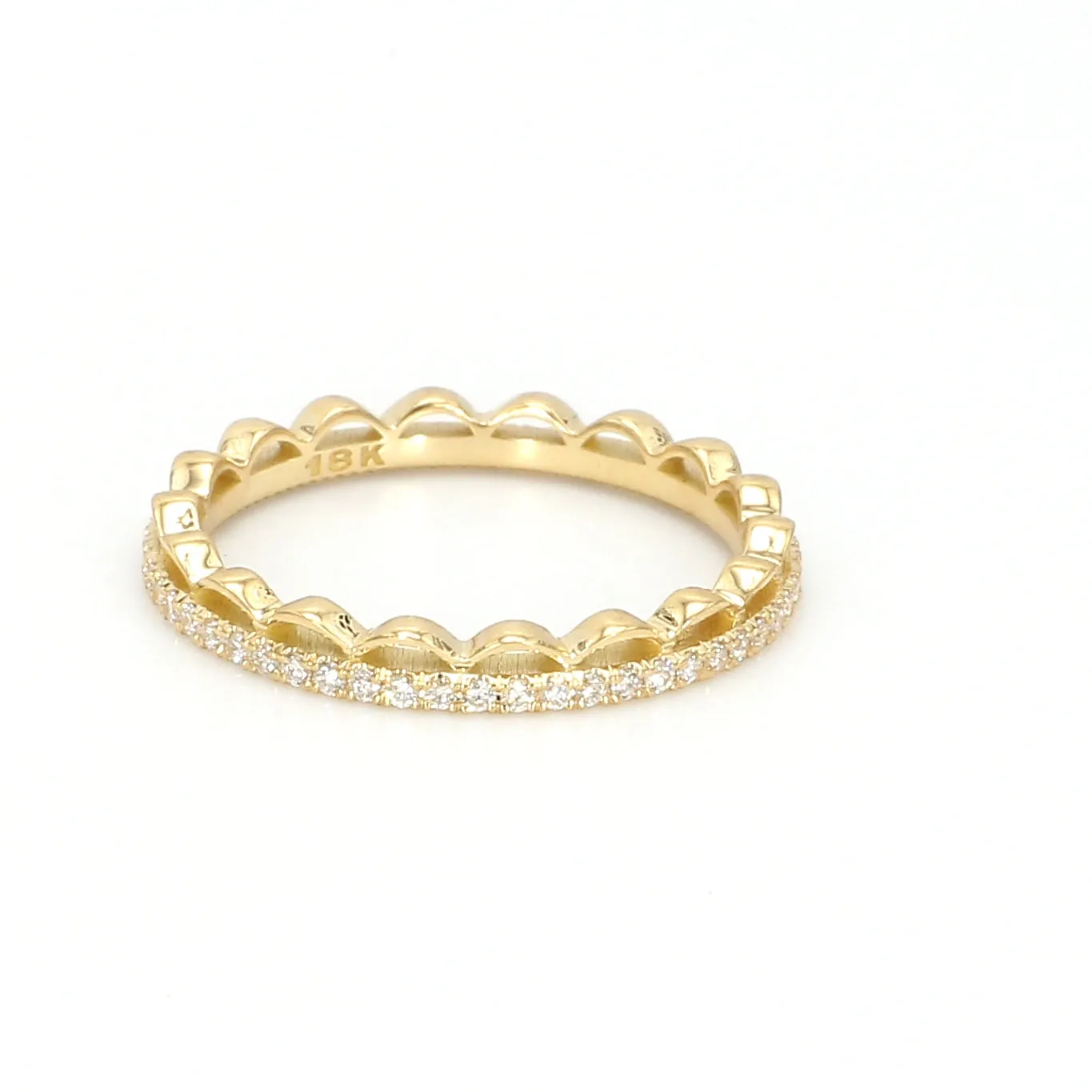 TACORI Sculpted Crescent Crown Eternity Band