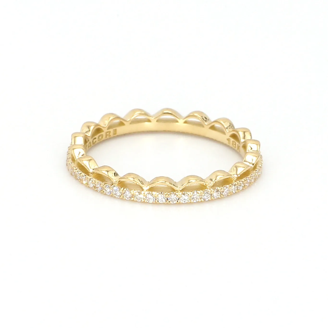 TACORI Sculpted Crescent Crown Eternity Band