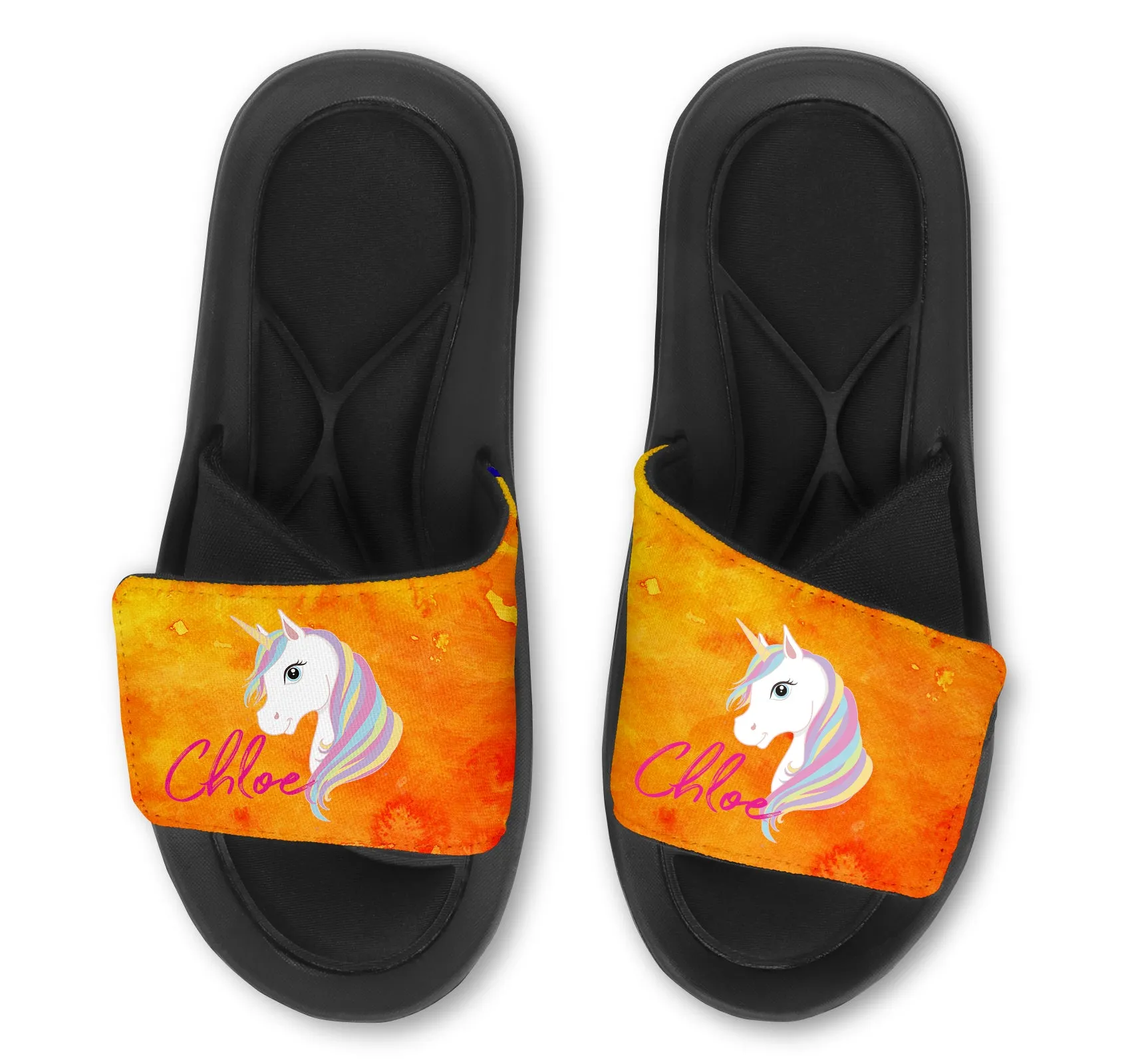 Unicorn Custom Slides / Sandals - Watercolor