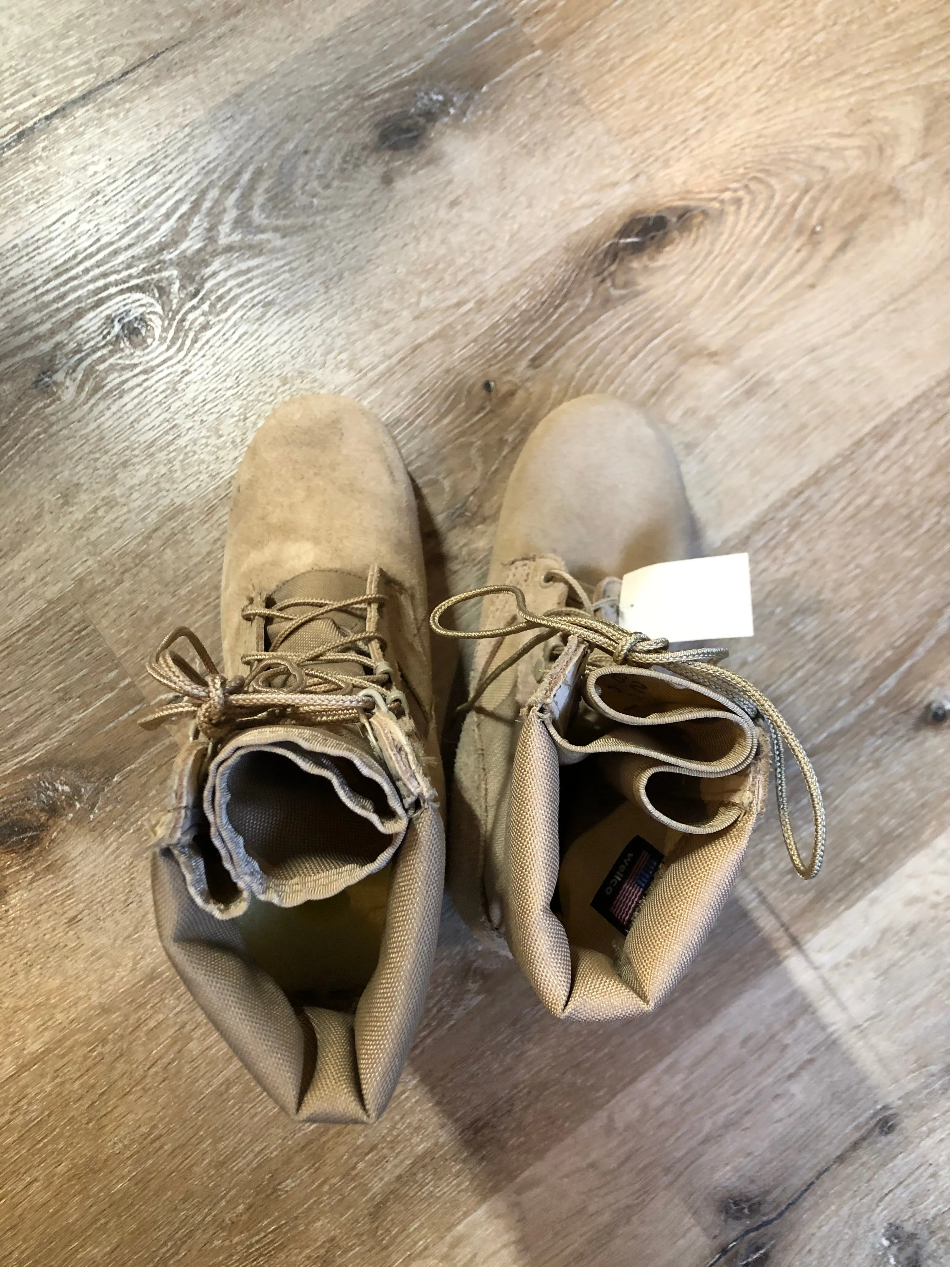 Wellco Military Issue Desert Combat Boot, Made in USA, US 6 womens/ EUR 36